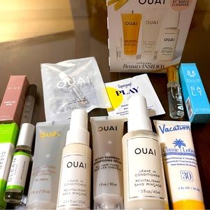 OUAI and mini fragrance set